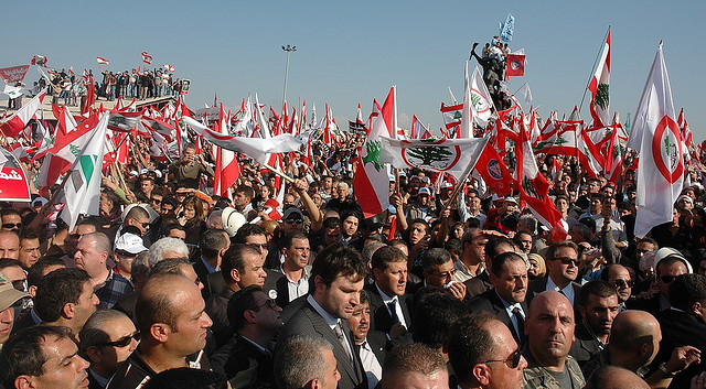 Mass Protests Spark Syrian Troop Withdrawal