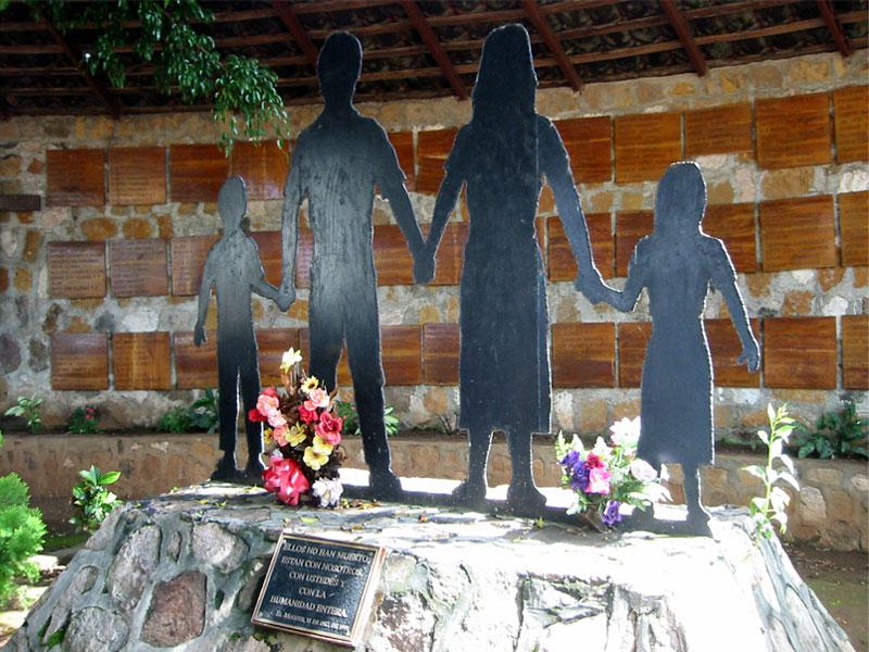 Massacre of hundreds of civilians by government forces at EL Mozote.