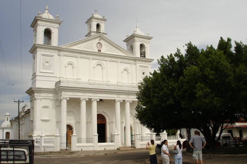 Historic Church in Colonial Town: Our Lady of Concepción in Suchitoto.